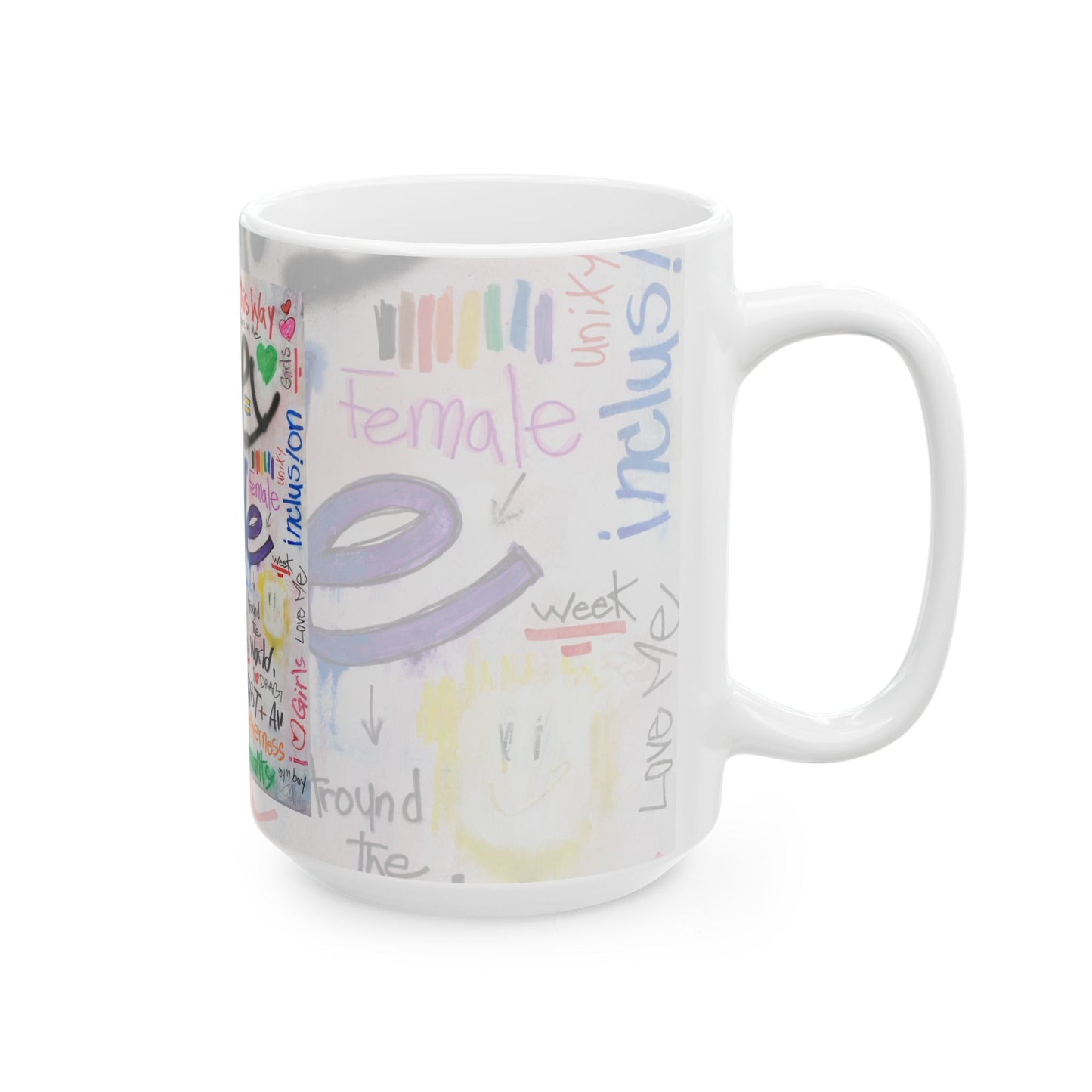 Happy Pride - Ceramic Mug, (11oz, 15oz)