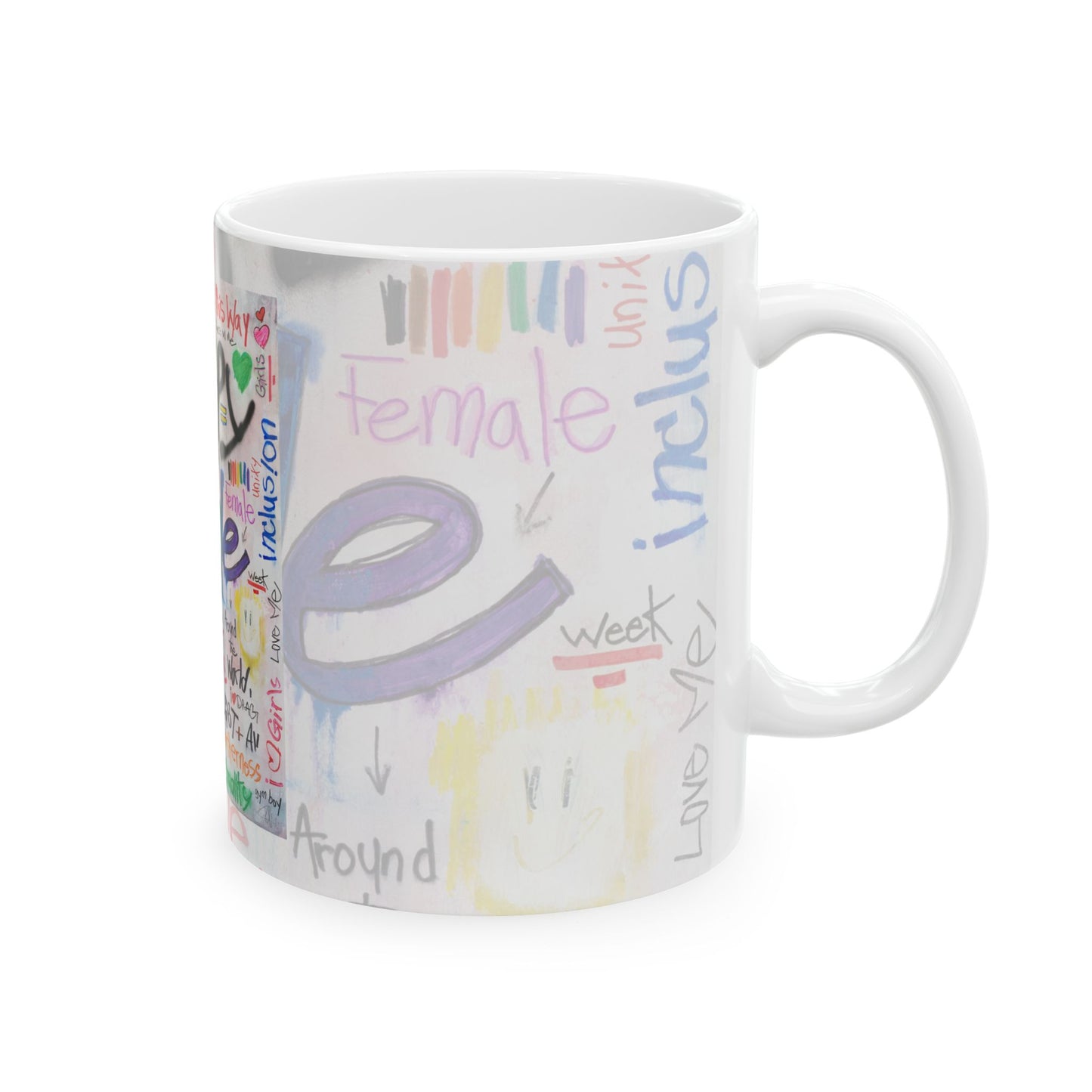 Happy Pride - Ceramic Mug, (11oz, 15oz)