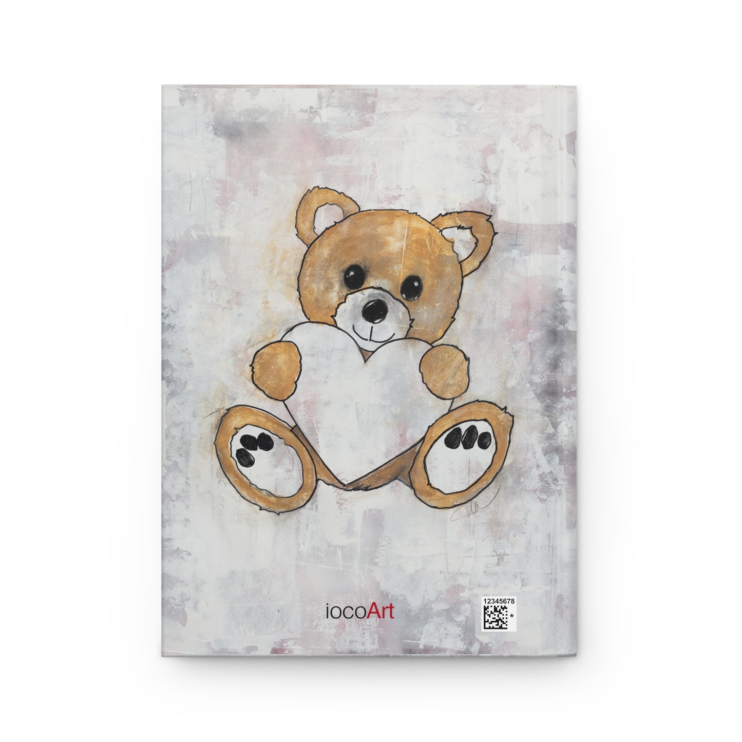 Teddy Bear, Golden - Hardcover Journal