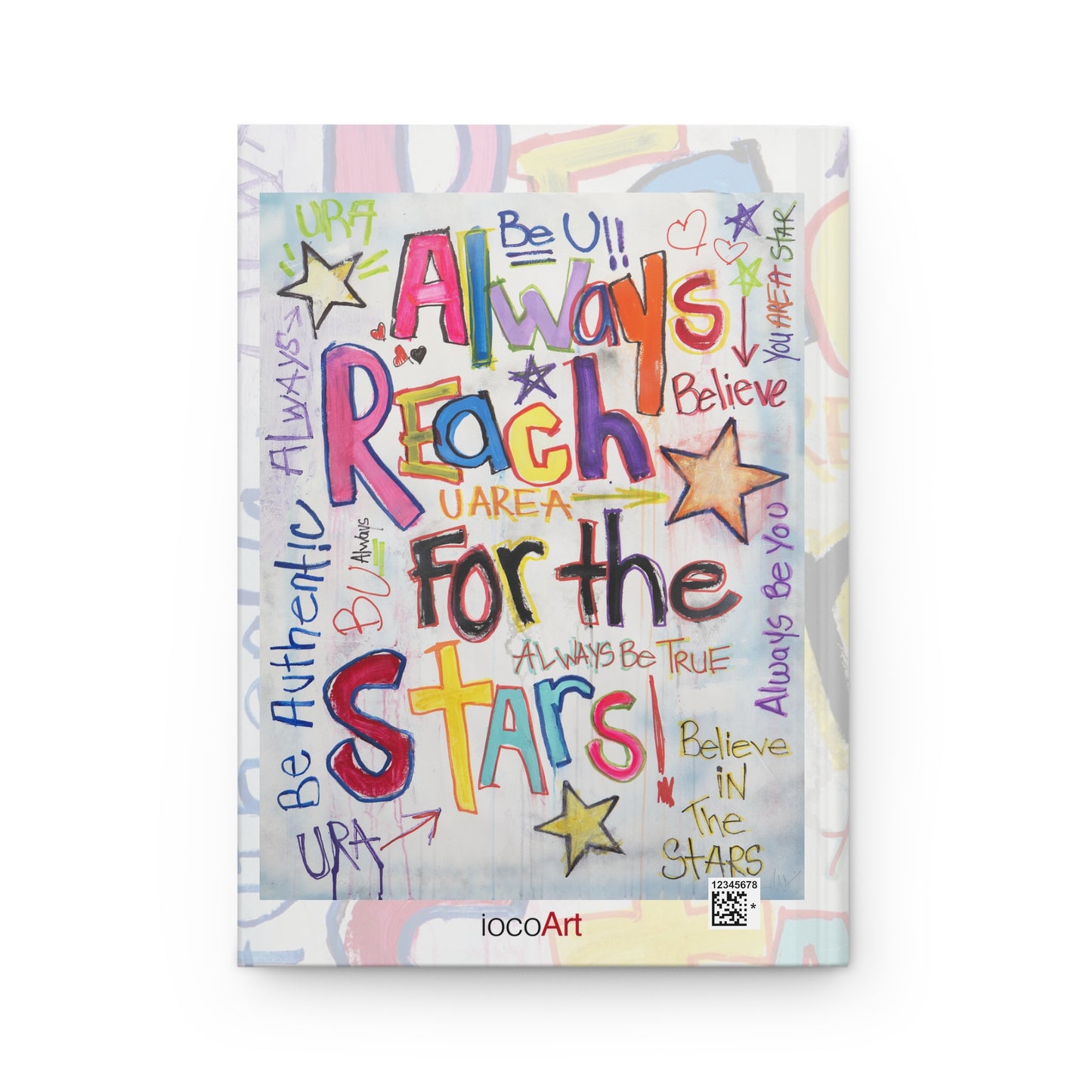 Always Reach for the Stars - Hardcover Journal