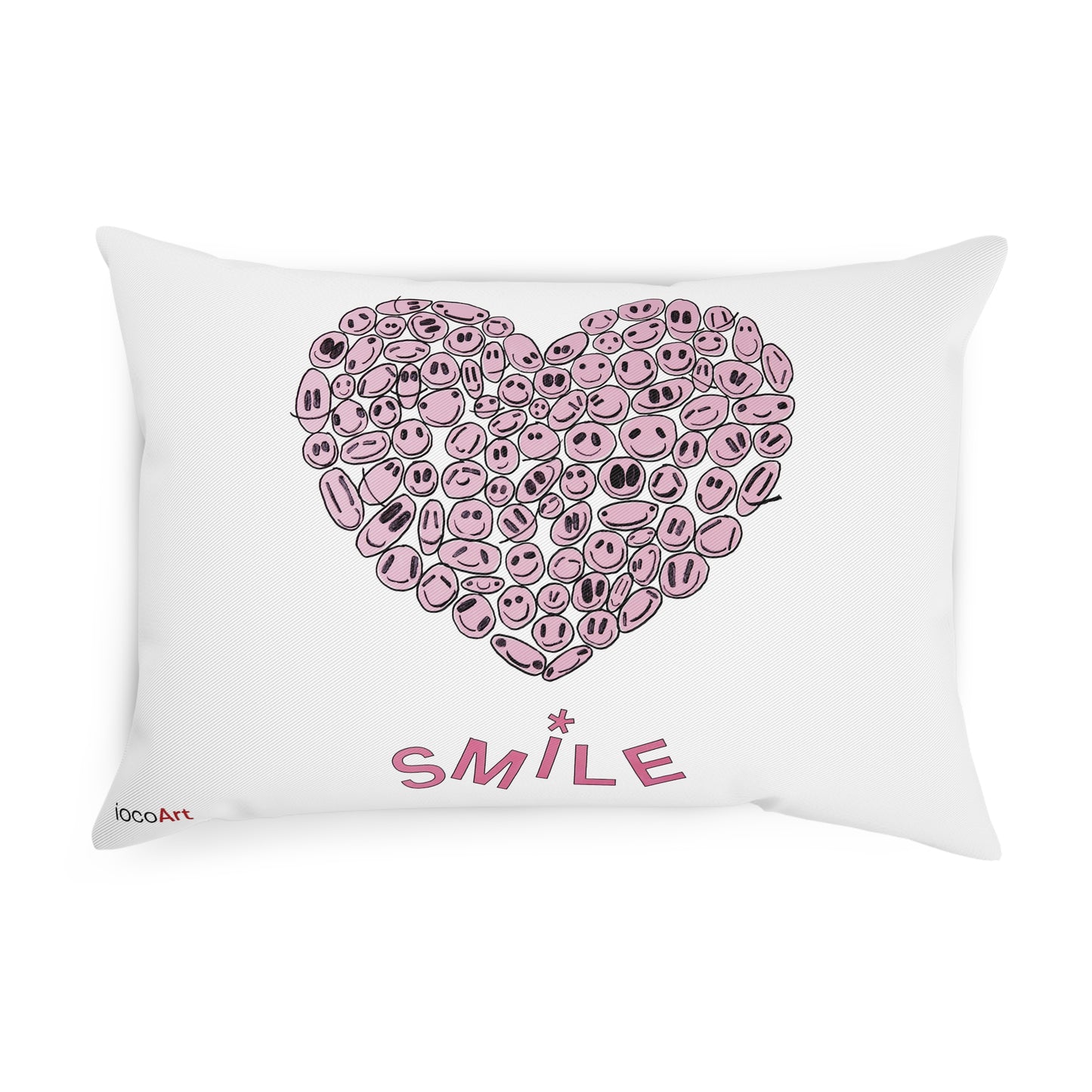 PINK Heart SMILE - Cushion
