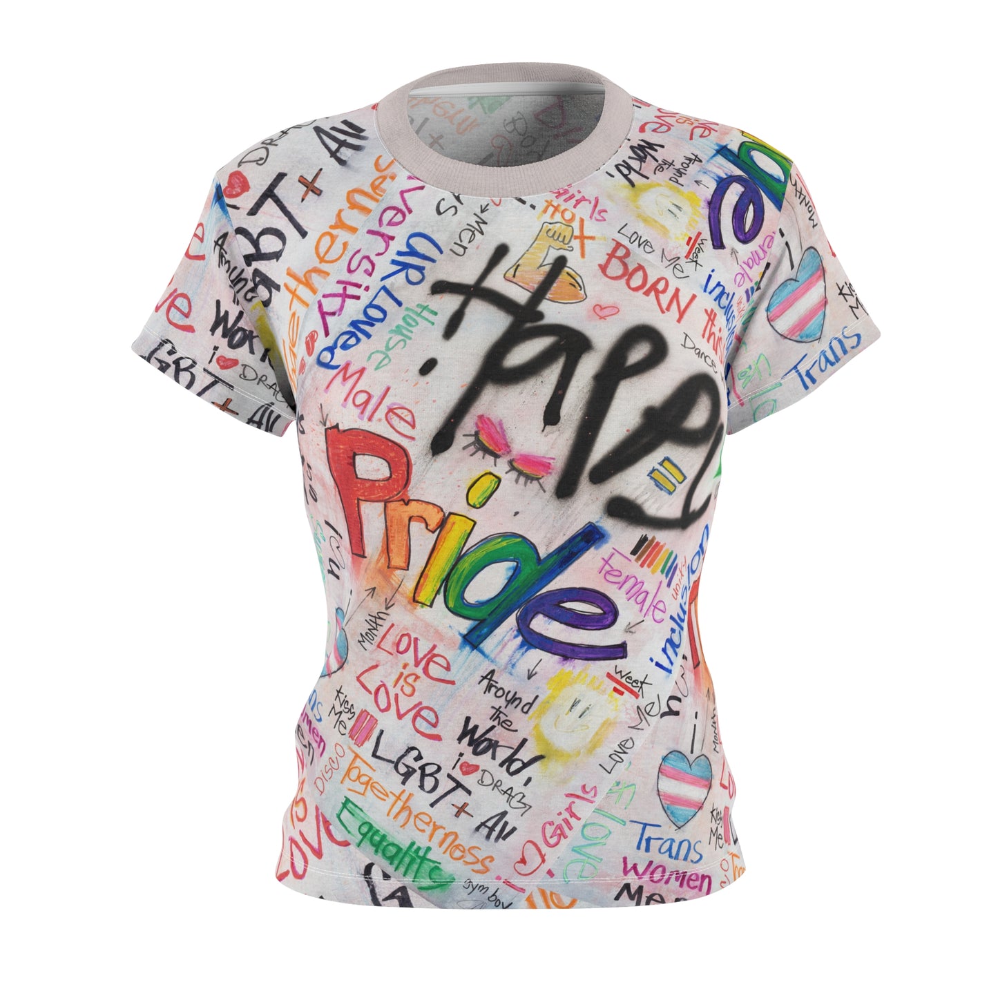 Happy Pride - Women's Cut & Sew Tee
