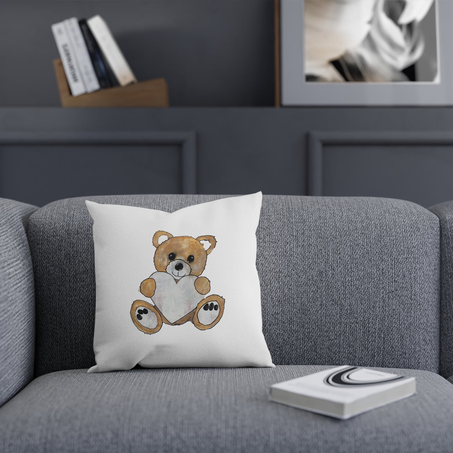 Teddy Bear, Golden - Cushion