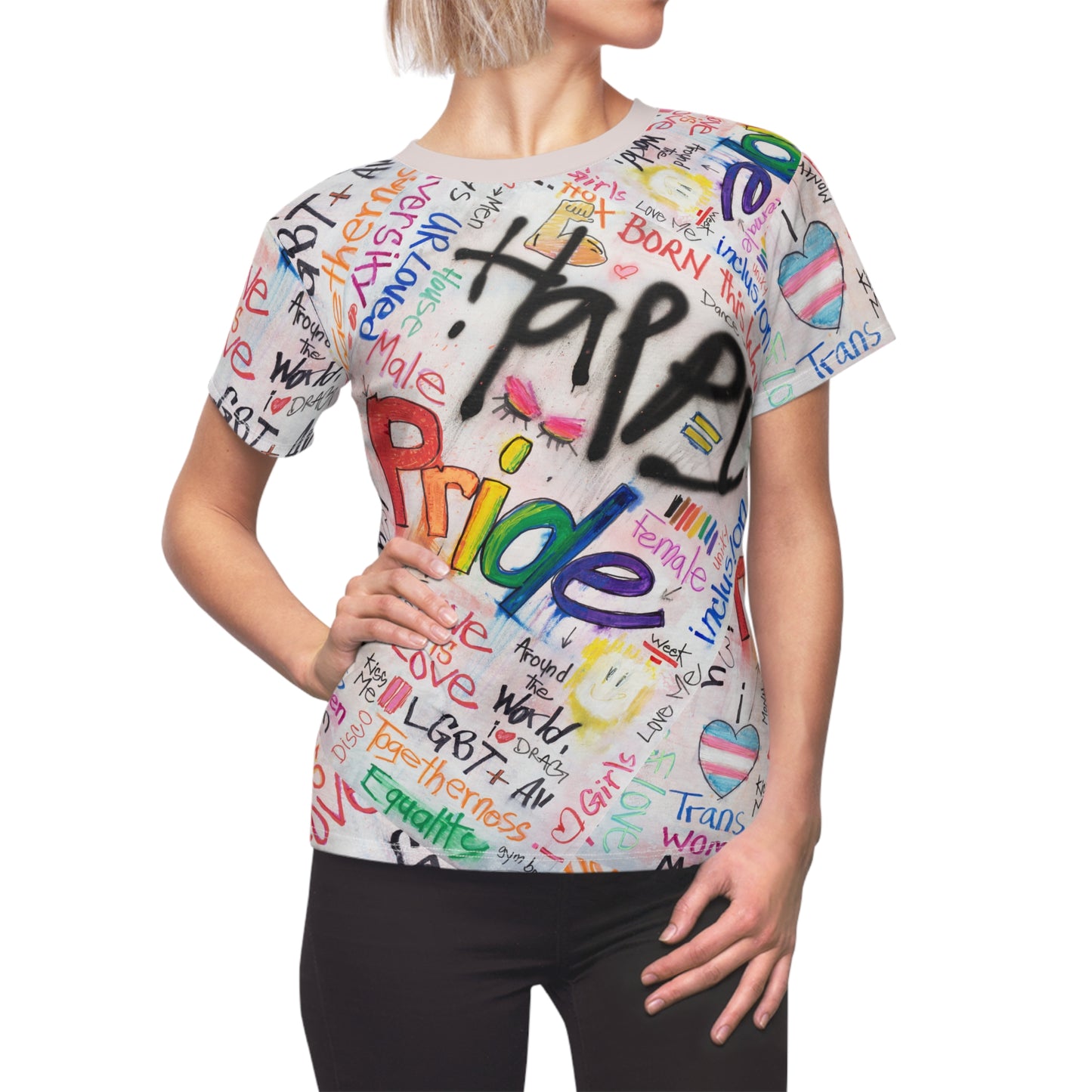 Happy Pride - Women's Cut & Sew Tee