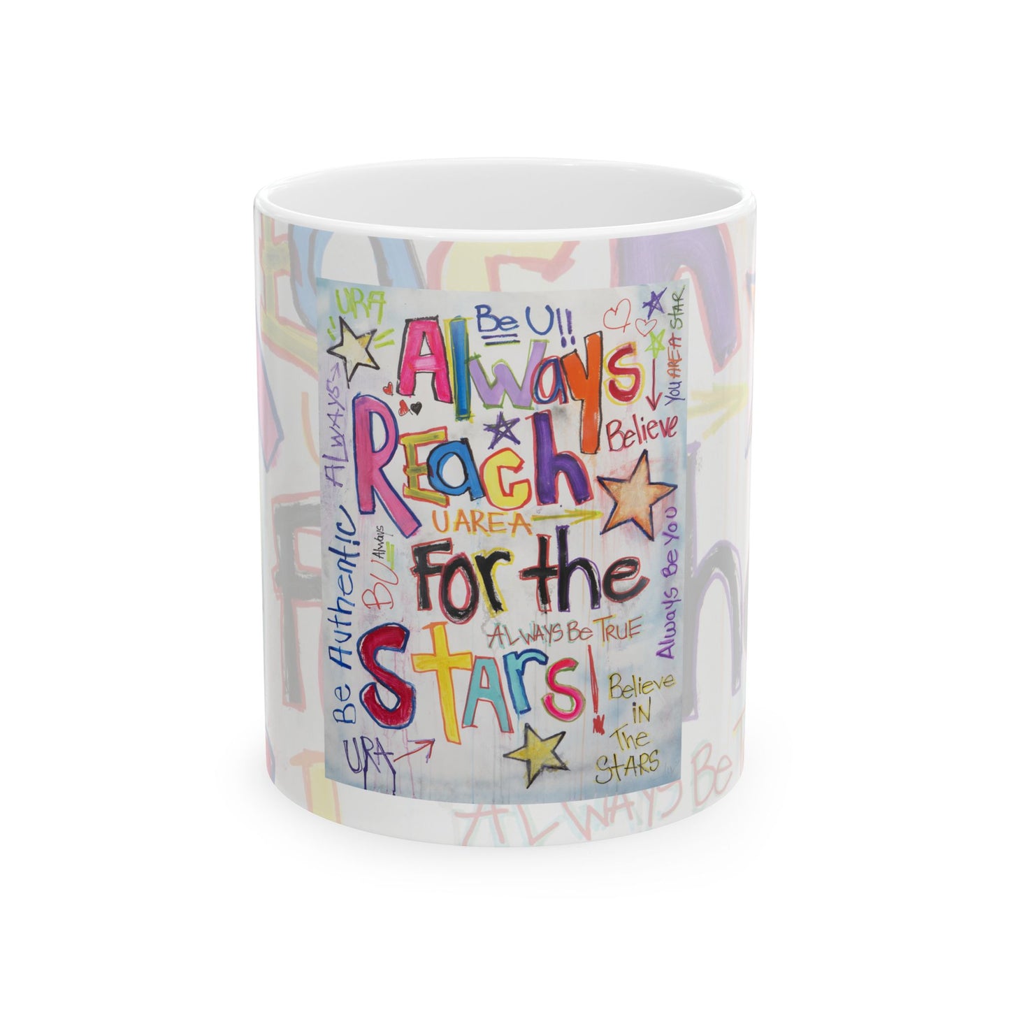 Always Reach for the Stars - Ceramic Mug, (11oz, 15oz)