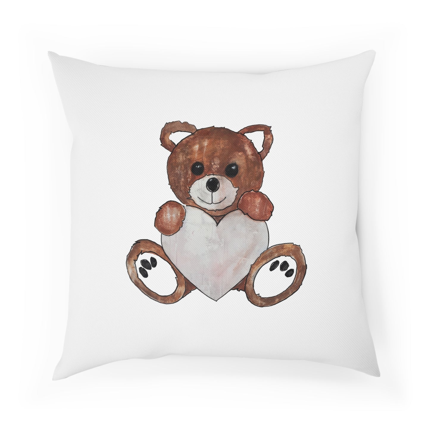 Teddy Bear, RedBrown - Cushion
