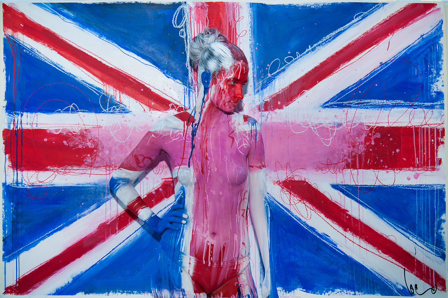 PINK Union Jack (PRINT ONLY)