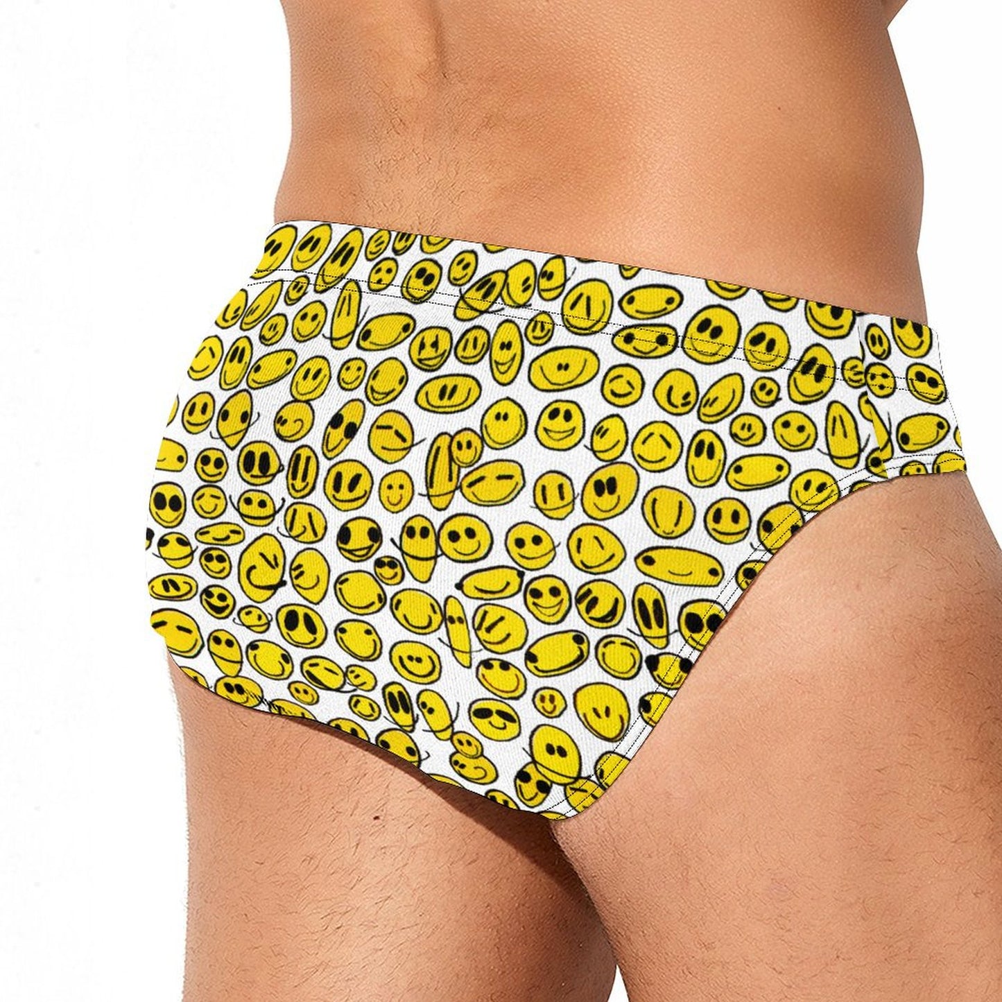 YELLOW SMILES - Men's Swim Briefs