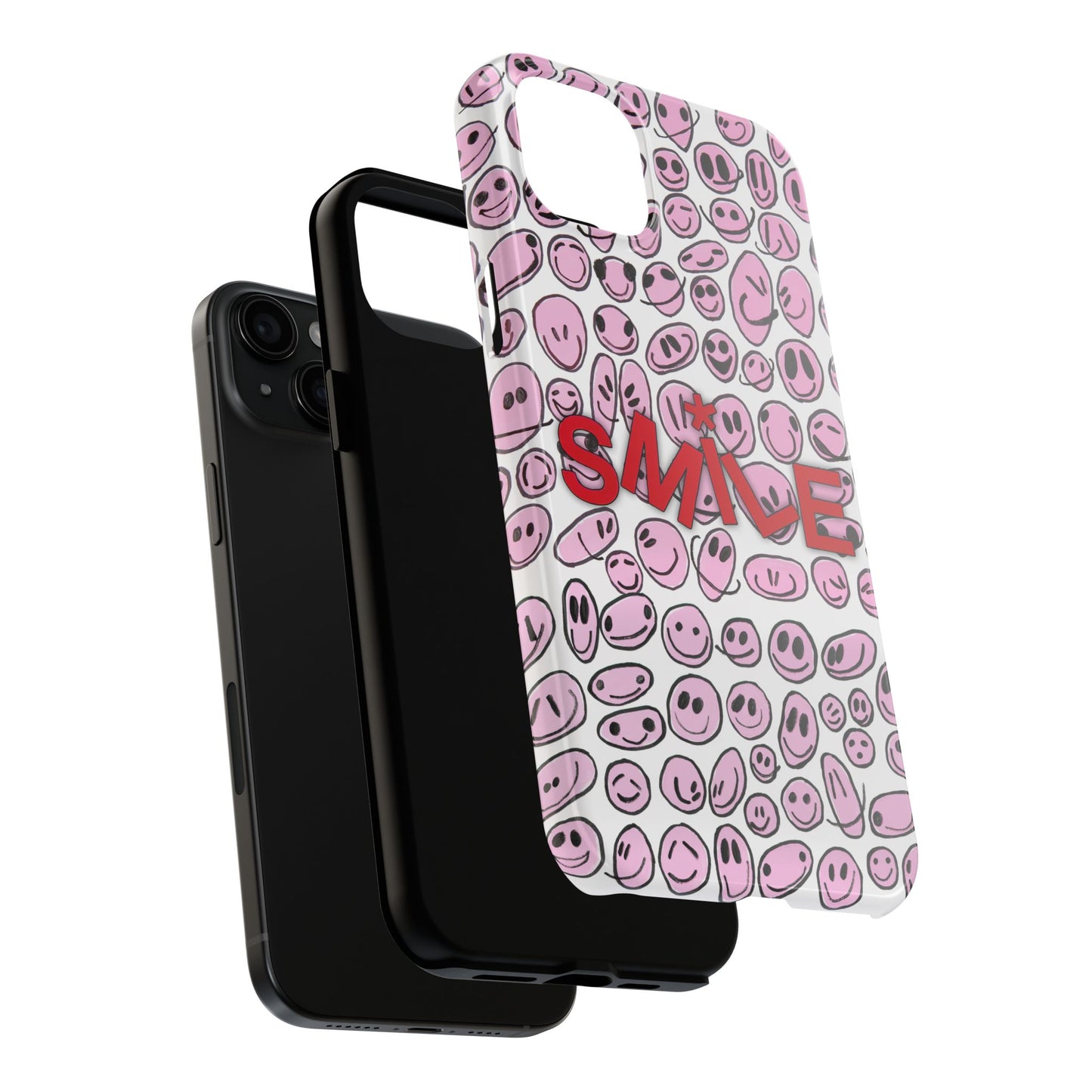 PINK SMILE - Tough Phone Cases