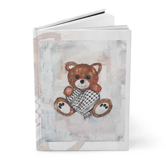 Teddy Bear Red, Keffiyeh Heart  - Journal