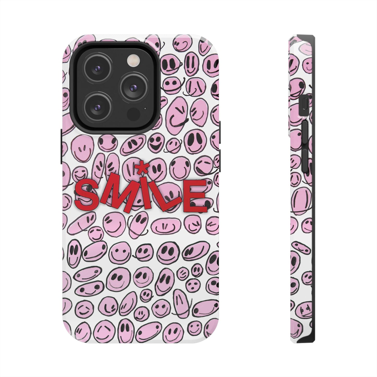 PINK SMILE - Tough Phone Cases