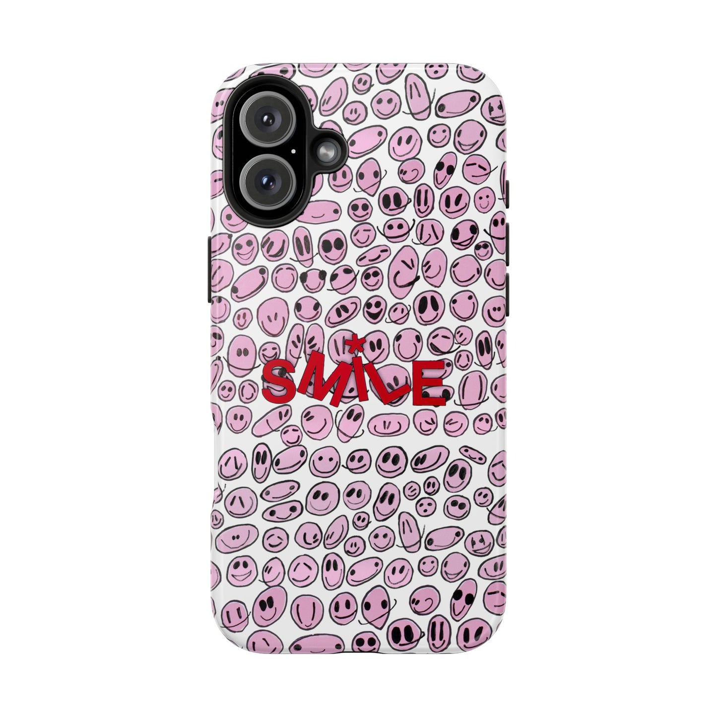 PINK SMILE - Tough Phone Cases
