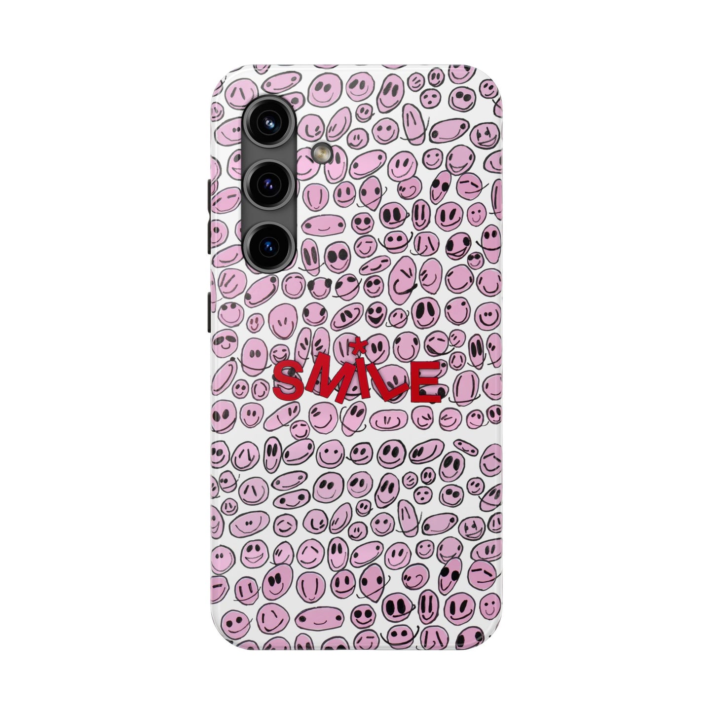 PINK SMILE - Tough Phone Cases