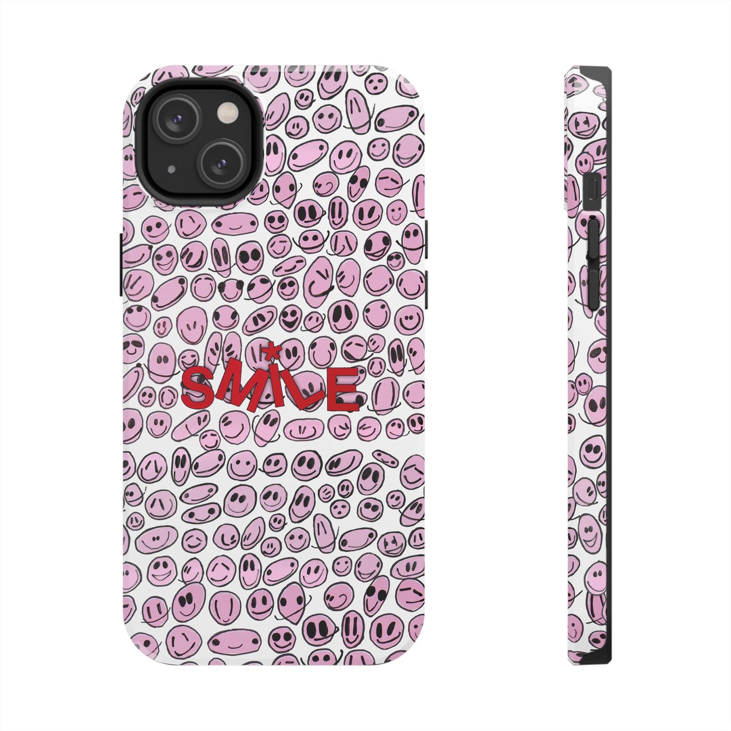 PINK SMILE - Tough Phone Cases