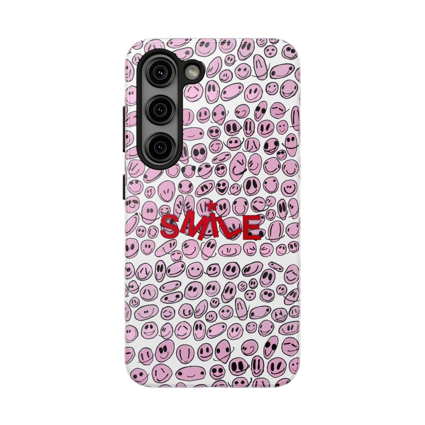 PINK SMILE - Tough Phone Cases