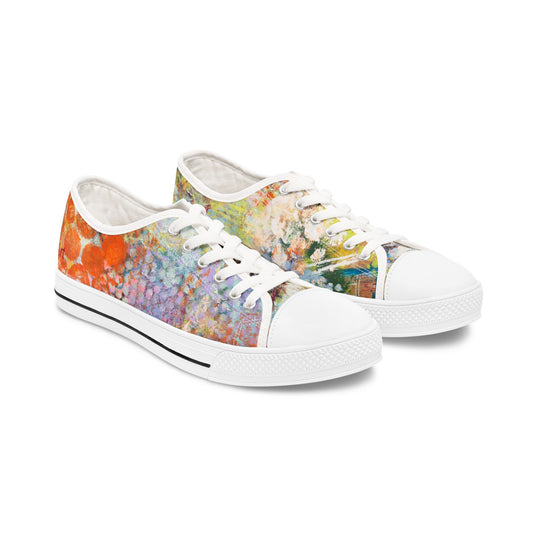 Flickering Sequins - Women's Low Top Sneakers