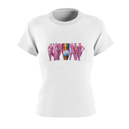 PINK PRIDE Around the WORLD - Women's Cut & Sew Tee