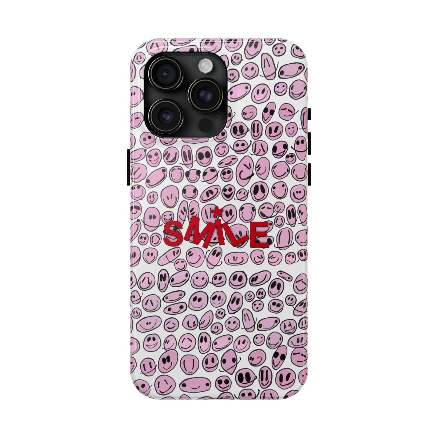 PINK SMILE - Tough Phone Cases