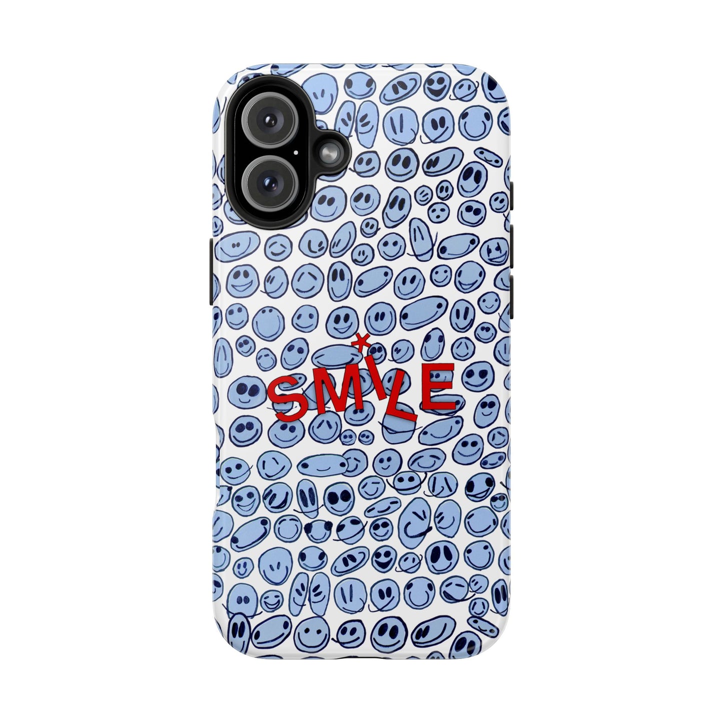 BLUE SMILE - Tough Phone Cases