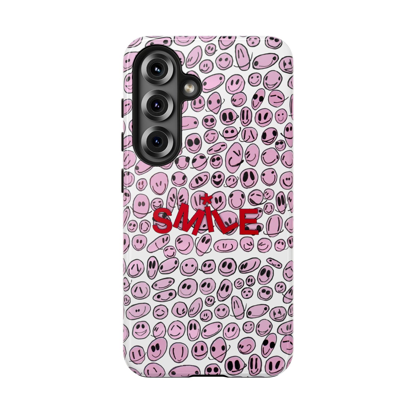PINK SMILE - Tough Phone Cases