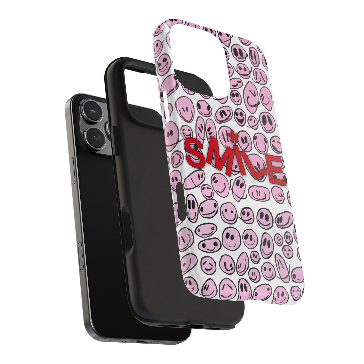 PINK SMILE - Tough Phone Cases