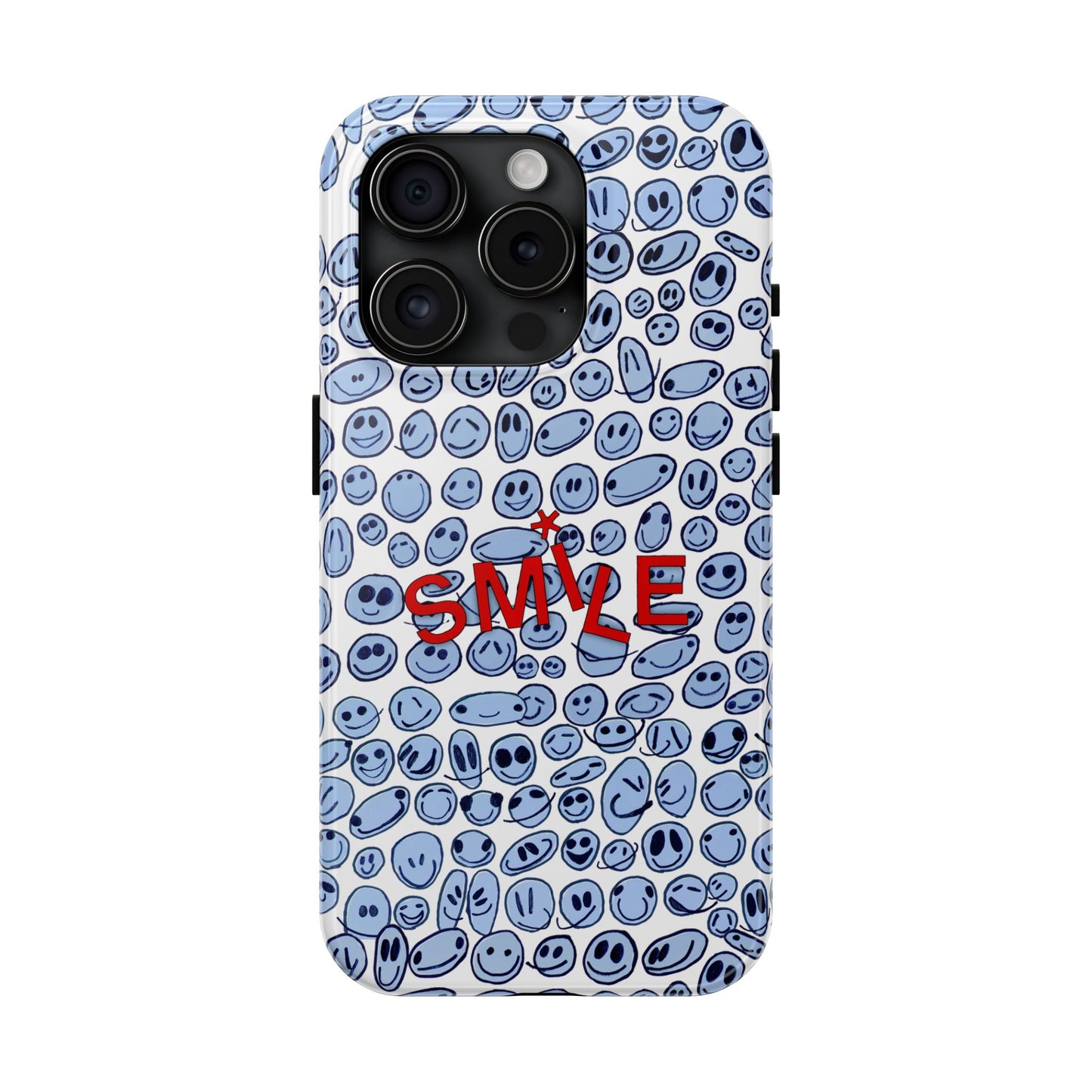 BLUE SMILE - Tough Phone Cases