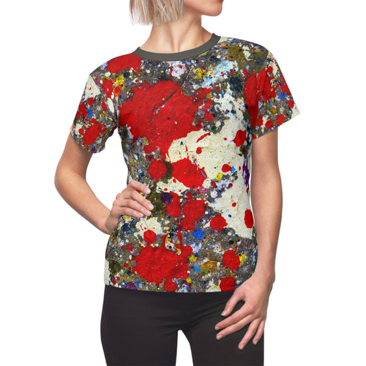 Orbiting Scarlett - Women's Cut & Sew Tee
