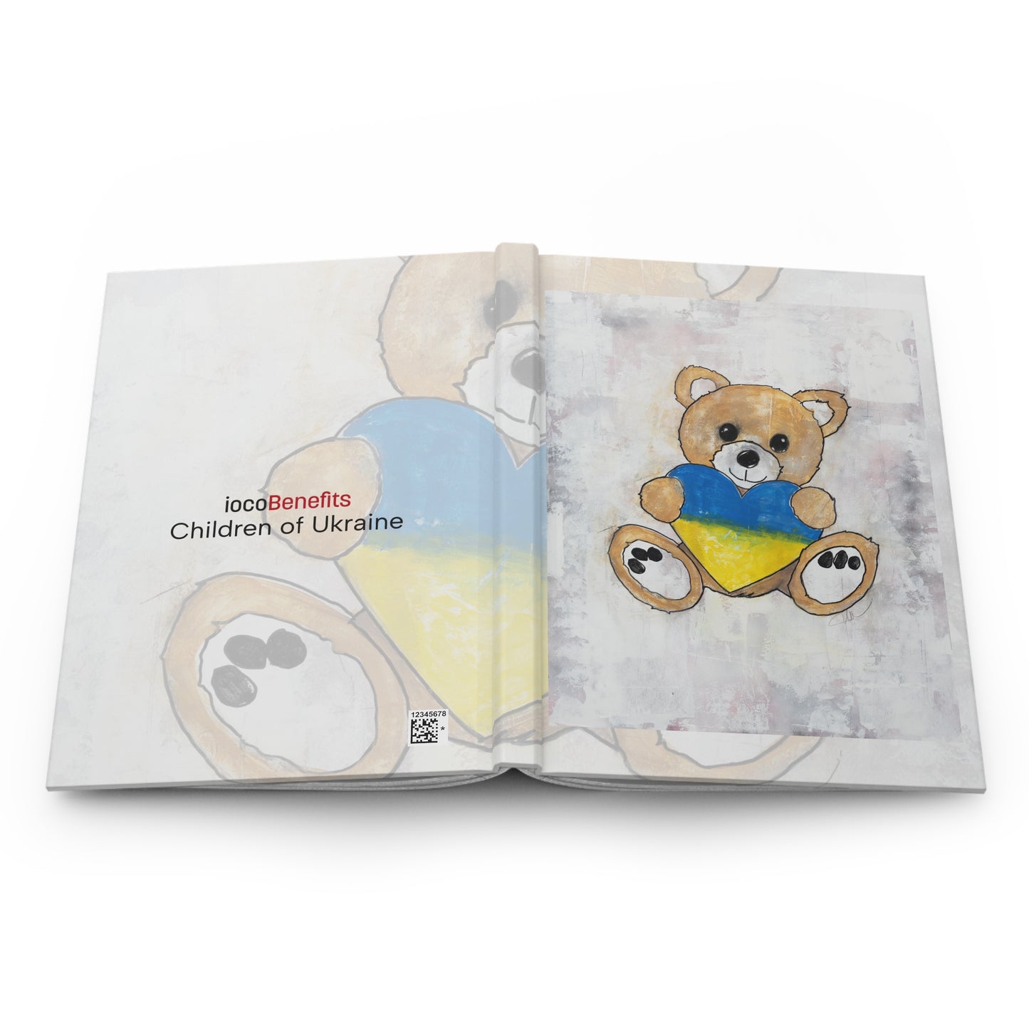 Teddy Bear Golden, Ukraine Heart - Journal