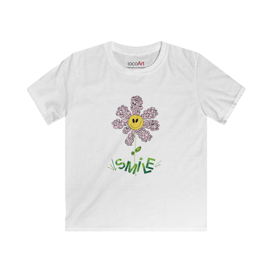 Daisy SMILES - Kids Softstyle Tee