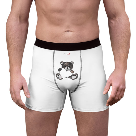 Teddy Bear, BlackBrown - Men's Boxer Briefs