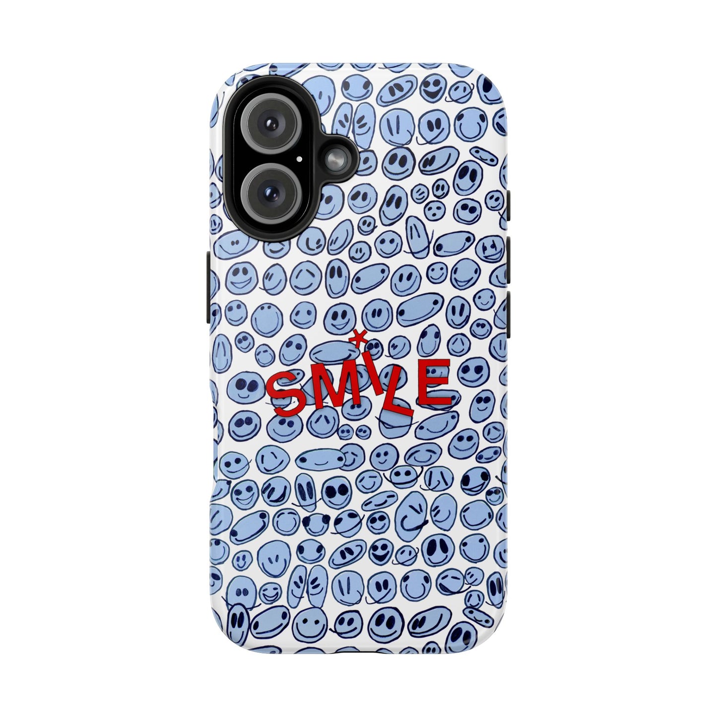 BLUE SMILE - Tough Phone Cases