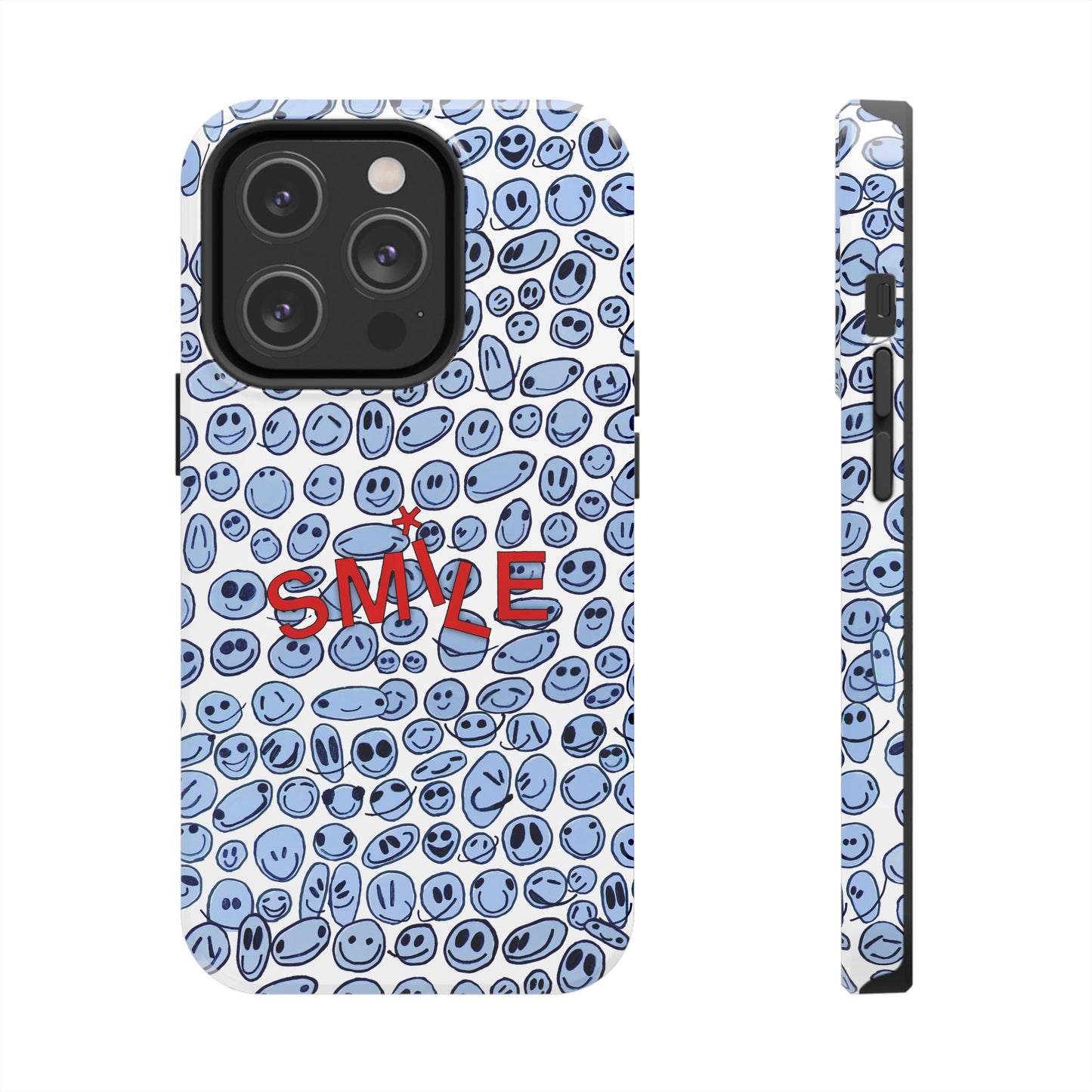 BLUE SMILE - Tough Phone Cases