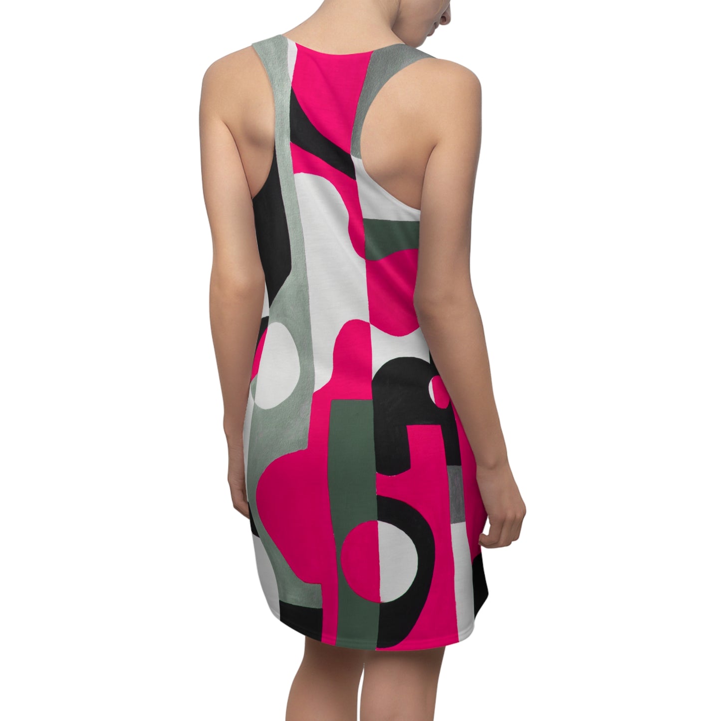 Fitting In, Magenta-Racerback Dress