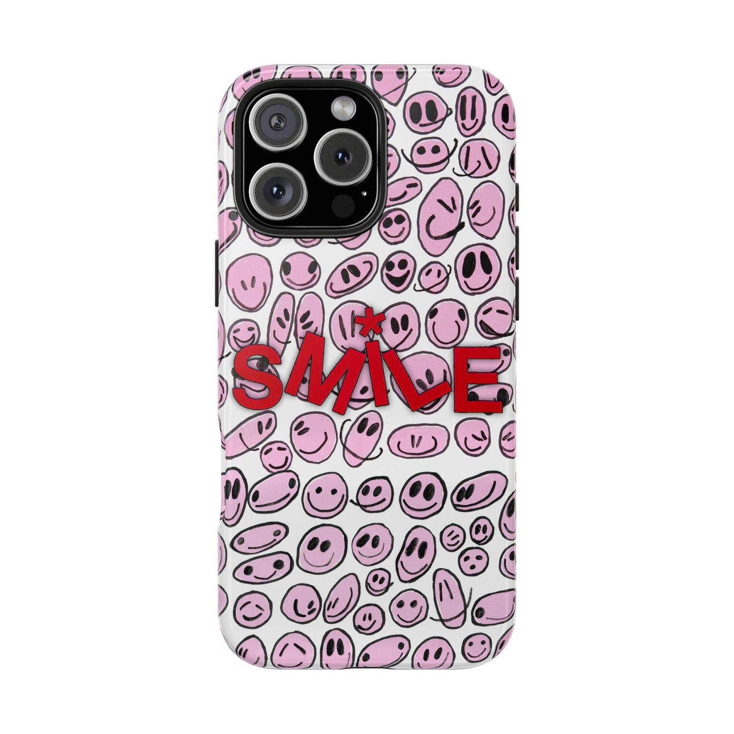 PINK SMILE - Tough Phone Cases