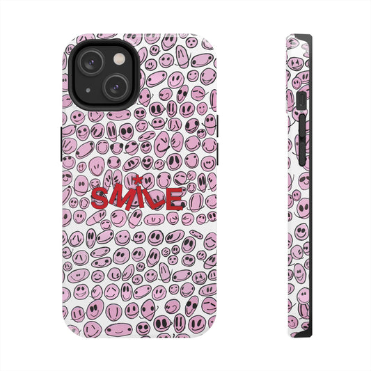PINK SMILE - Tough Phone Cases