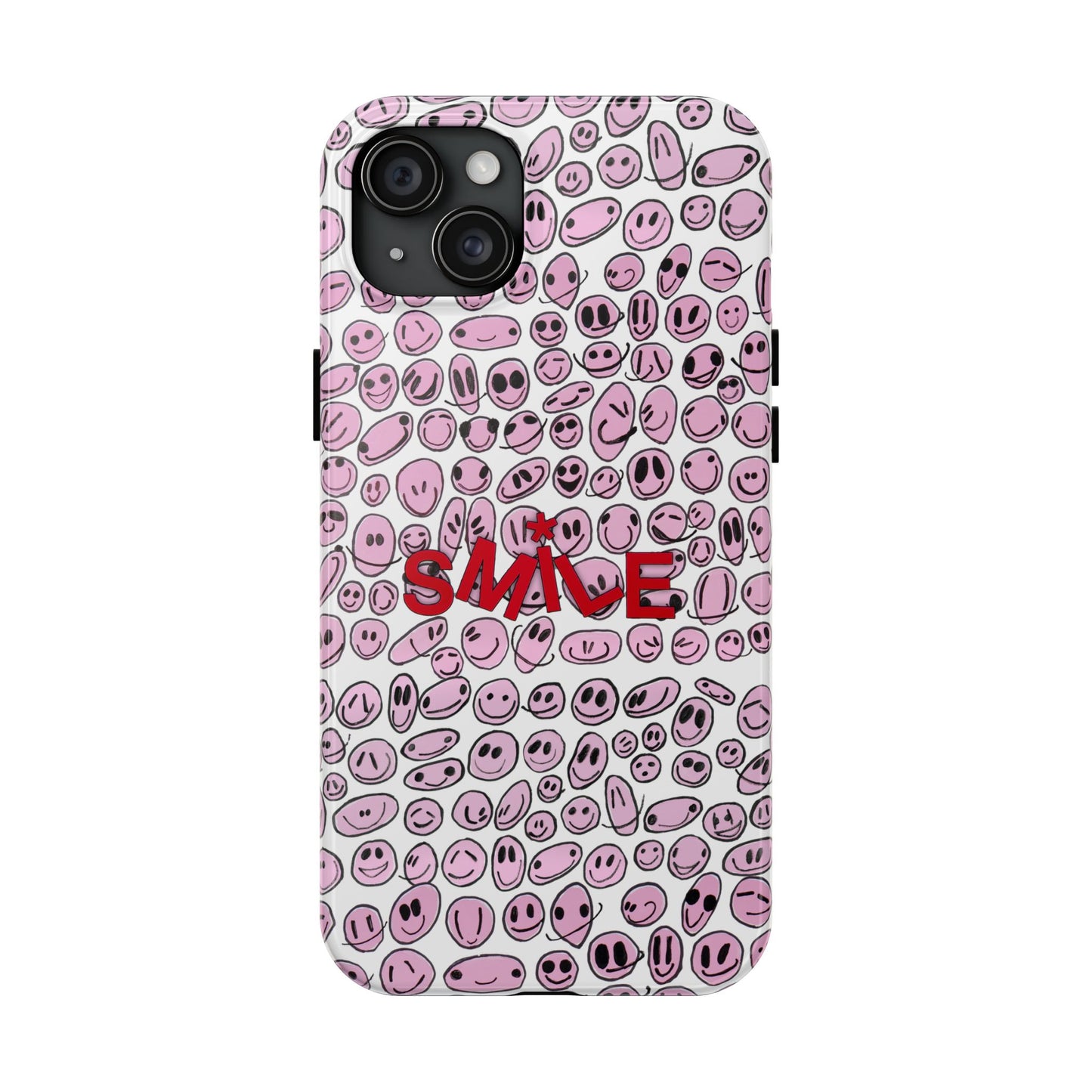 PINK SMILE - Tough Phone Cases