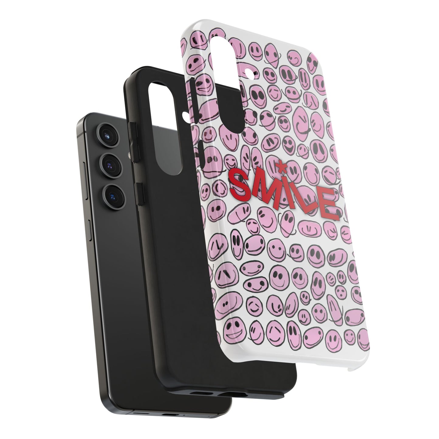 PINK SMILE - Tough Phone Cases