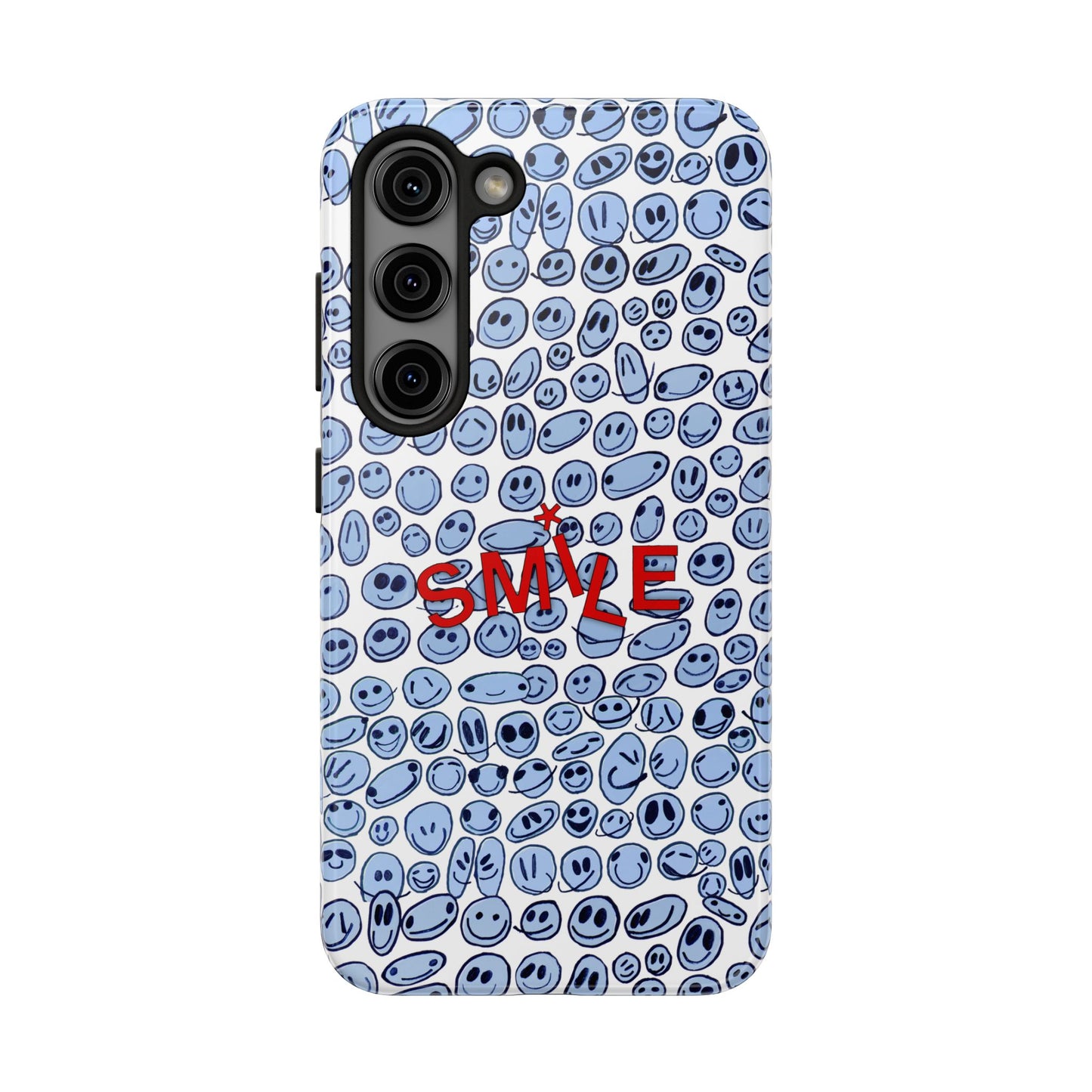 BLUE SMILE - Tough Phone Cases