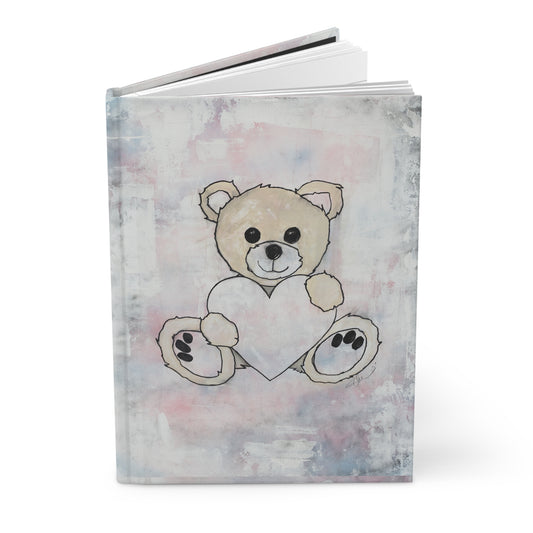 Teddy Bear, Blonde - Hardcover Journal