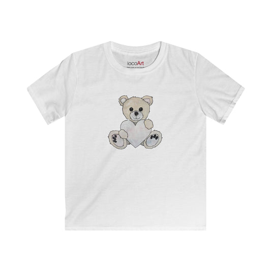 Teddy Bear Blonde - Kids Softstyle Tee