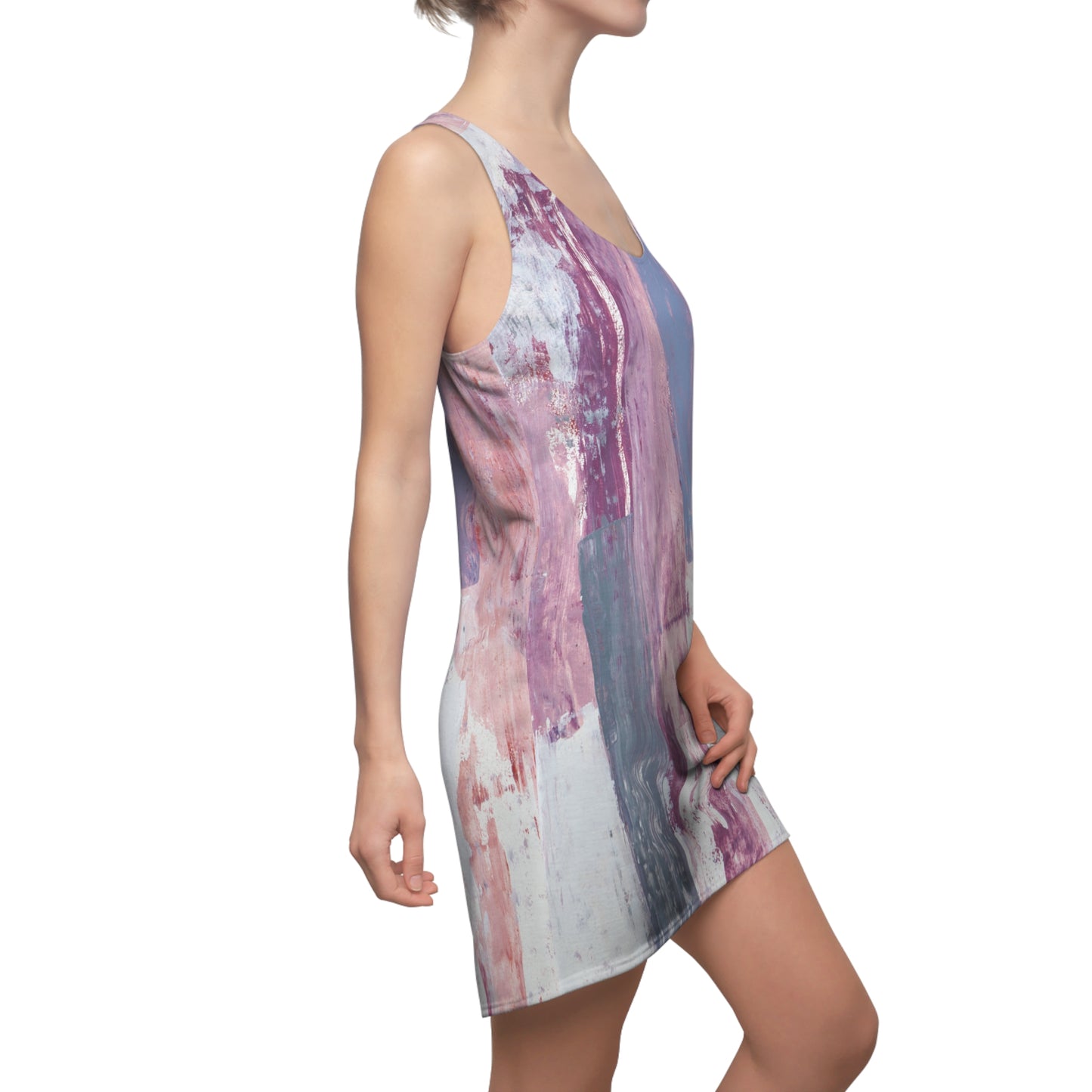 Streaks of Pastel-Racerback Dress