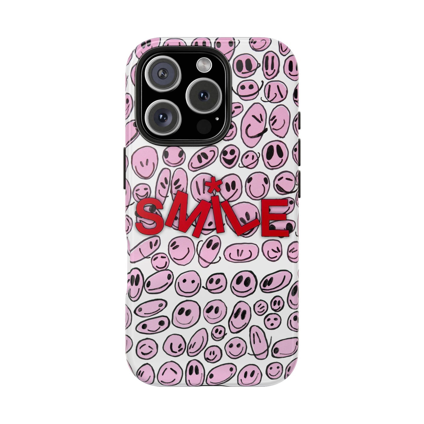 PINK SMILE - Tough Phone Cases