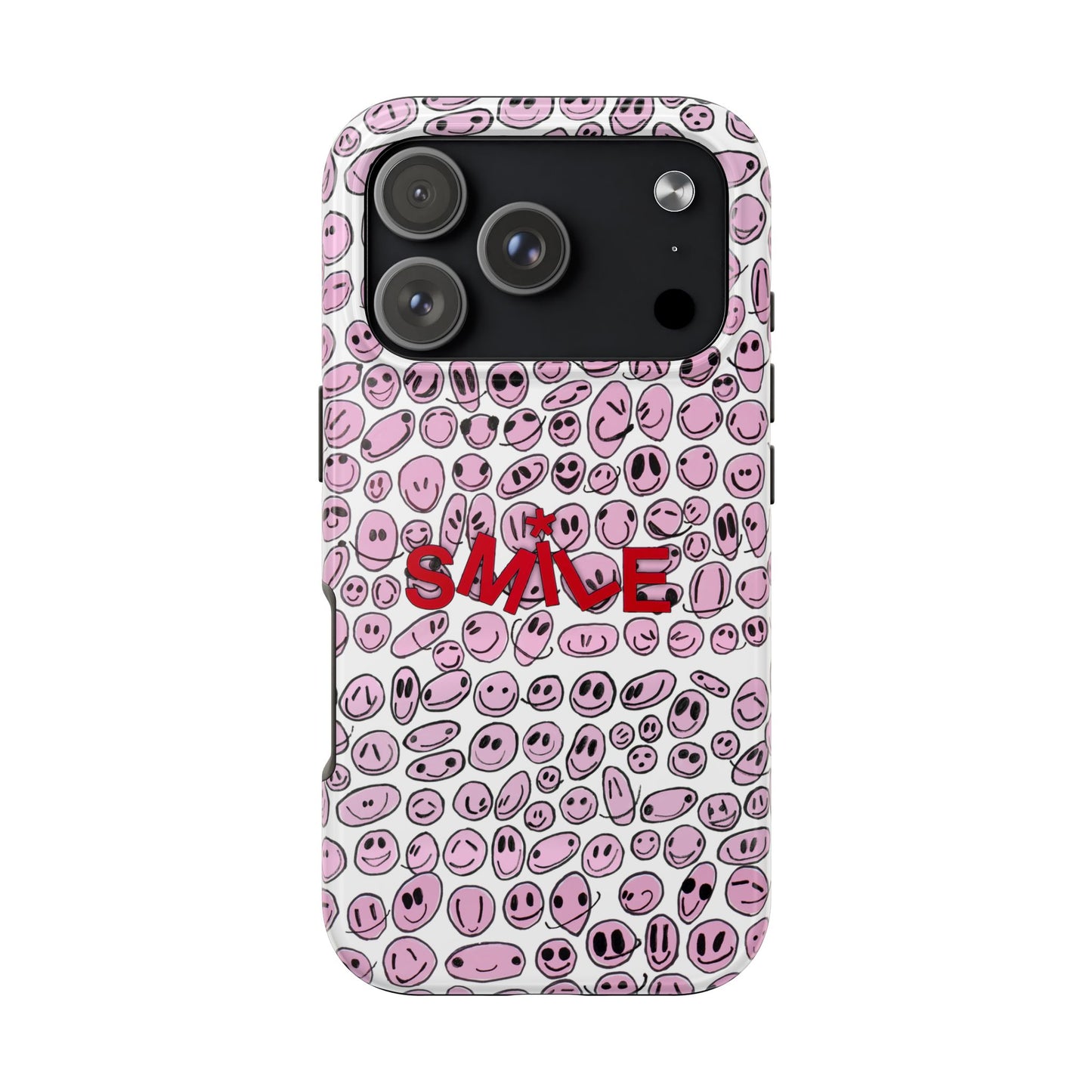 PINK SMILE - Tough Phone Cases