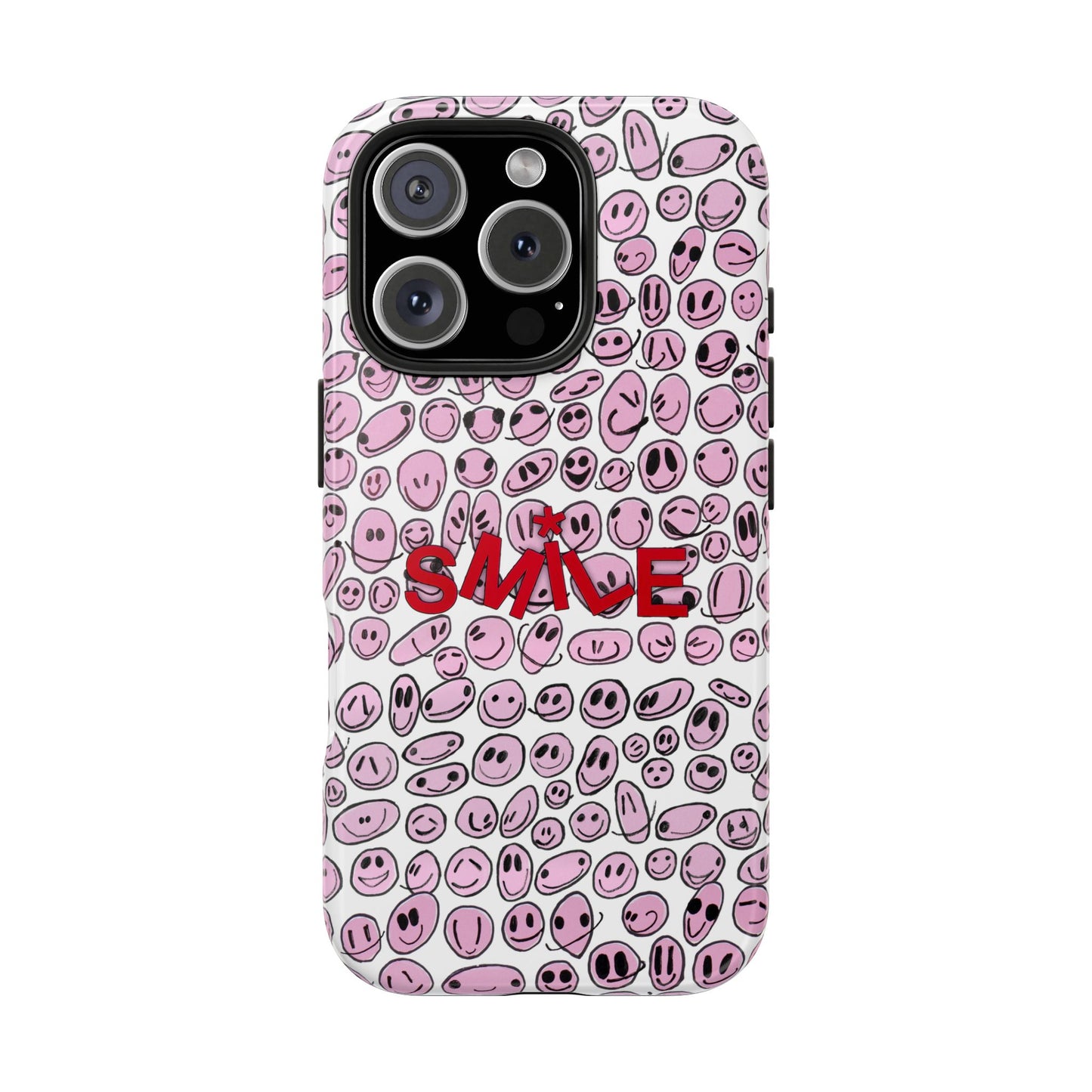 PINK SMILE - Tough Phone Cases
