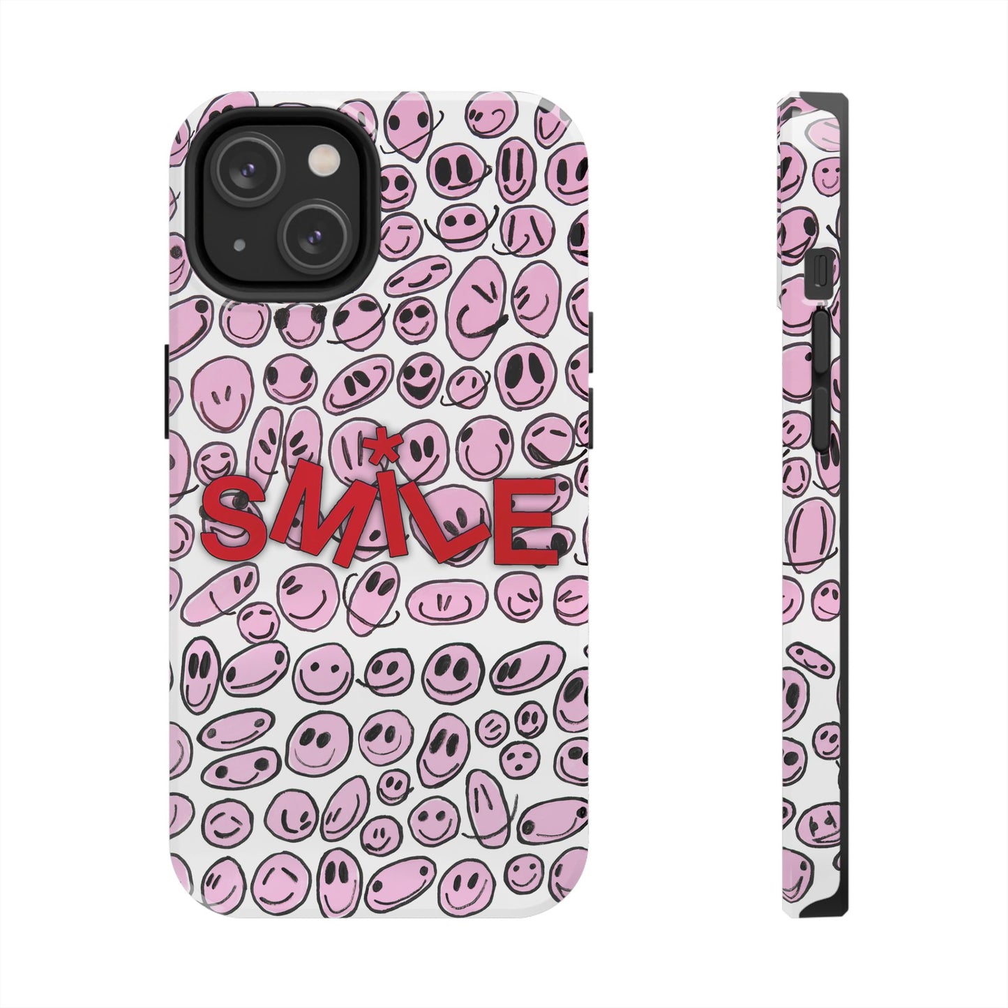 PINK SMILE - Tough Phone Cases