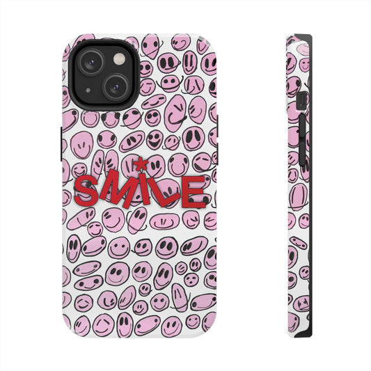 PINK SMILE - Tough Phone Cases