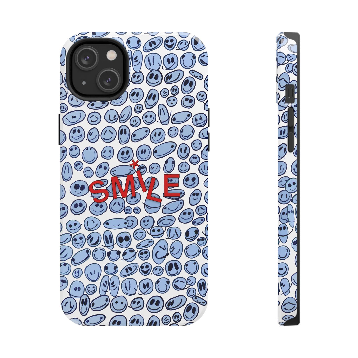 BLUE SMILE - Tough Phone Cases