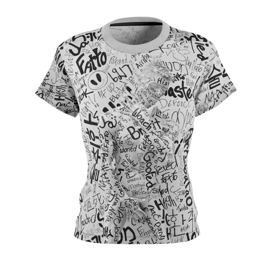 High Around the World, Male - Women's Cut & Sew Tee