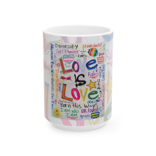 Love is Love - Ceramic Mug, (11oz, 15oz)