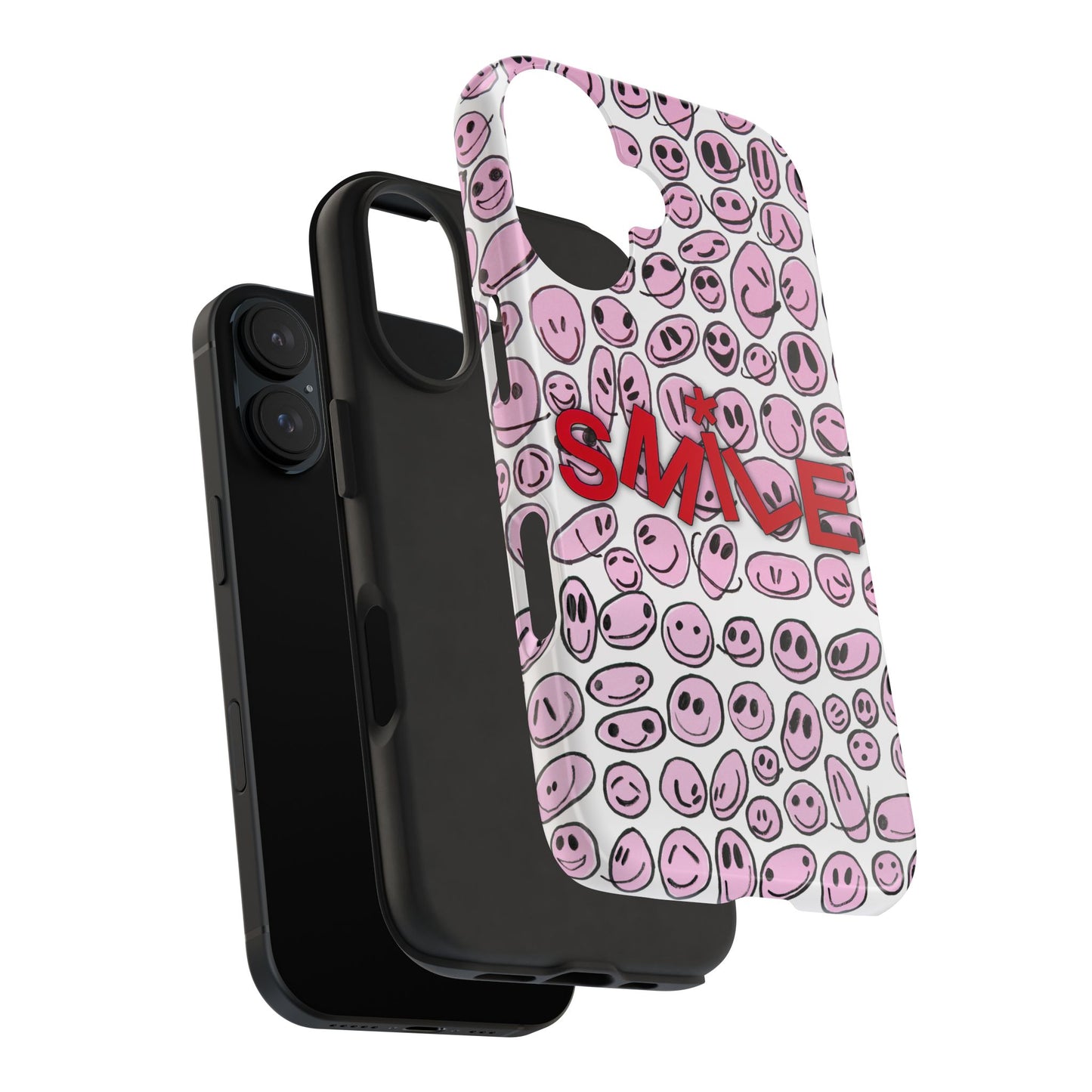 PINK SMILE - Tough Phone Cases